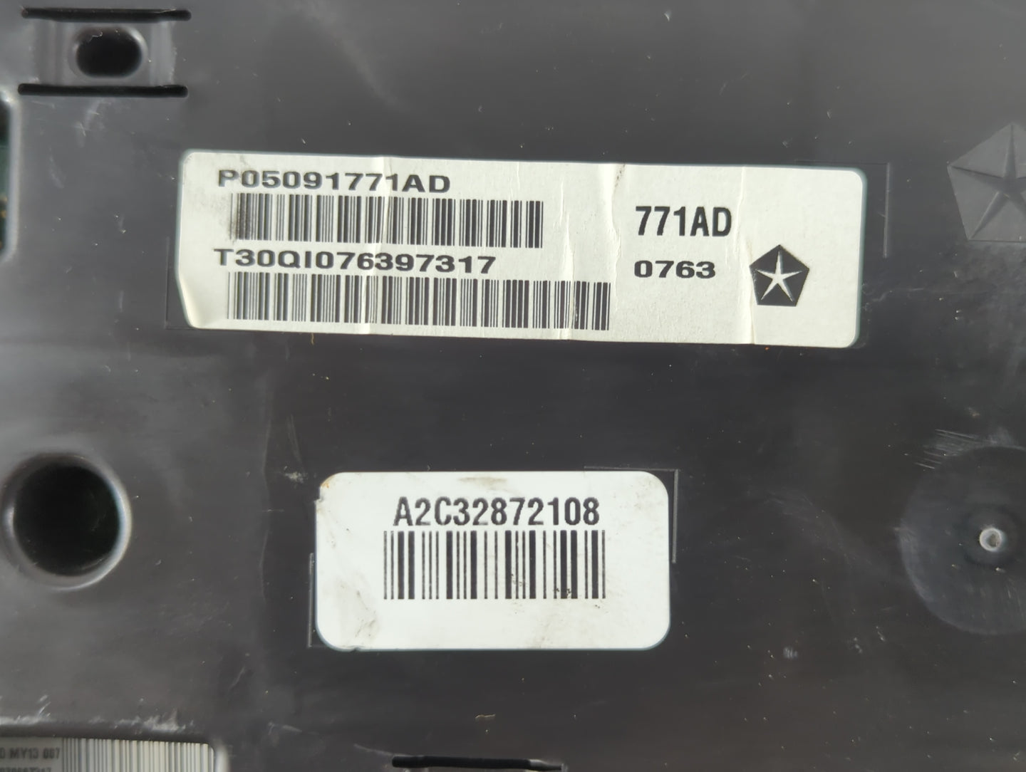 2013 Dodge Charger Instrument Cluster Speedometer Gauges P/N:P05091771AD Fits OEM Used Auto Parts - Oemusedautoparts1.com
