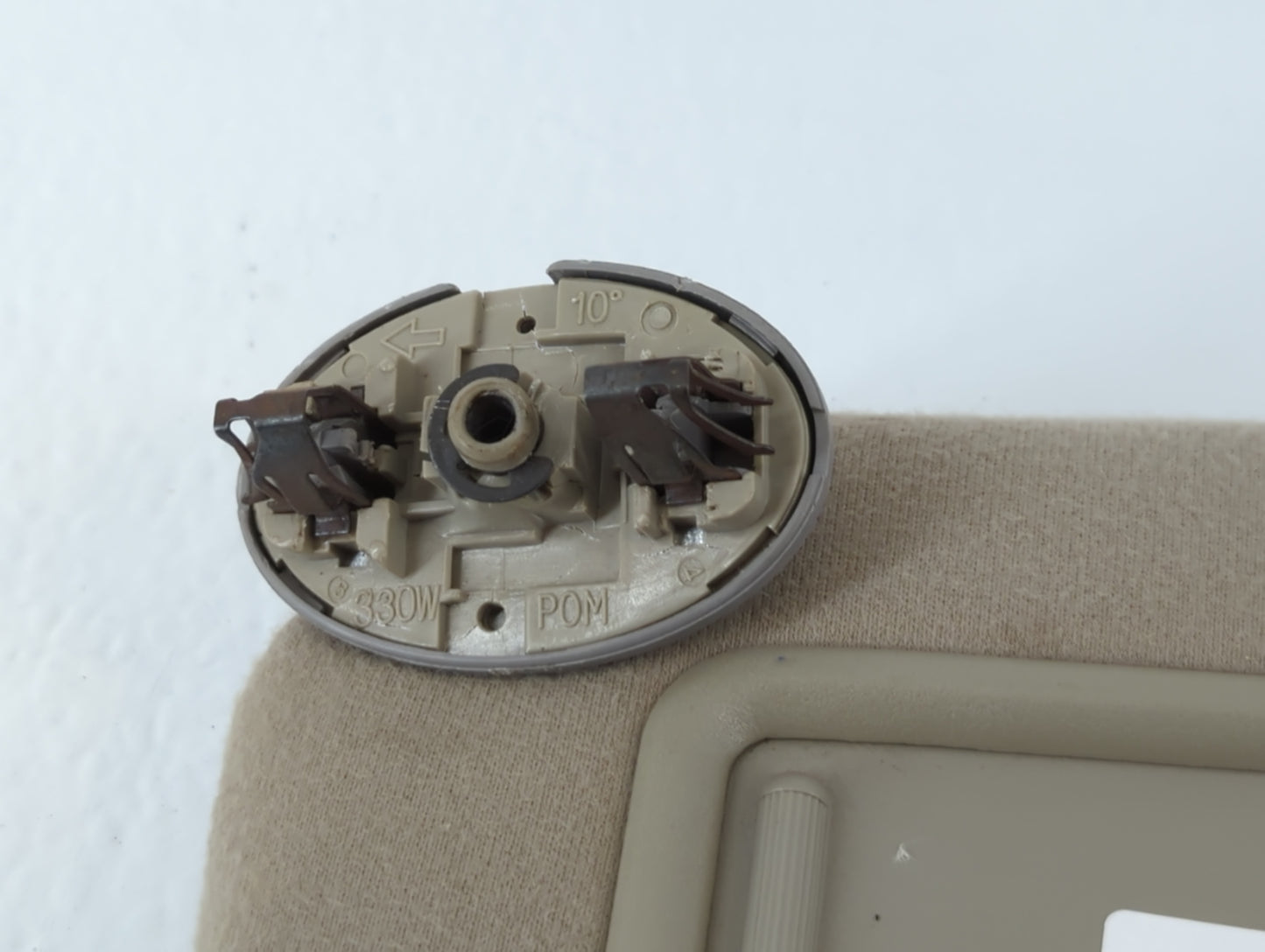 2007-2011 Toyota Camry Sun Visor Shade Replacement Passenger Right Mirror Fits Fits 2007 2008 2009 2010 2011 OEM Used Auto Parts - Oemusedautoparts1.com