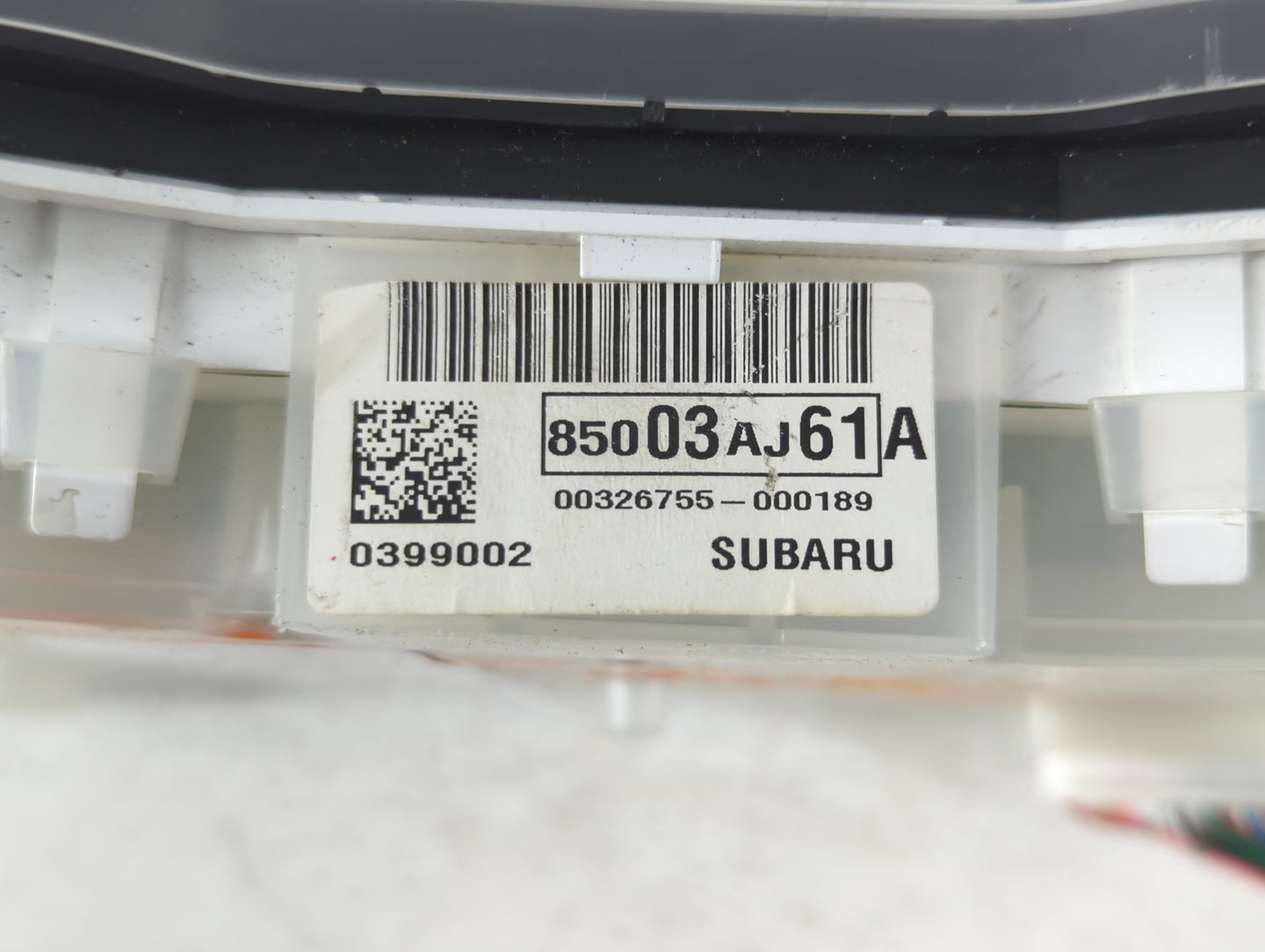 2012 Subaru Legacy Instrument Cluster Speedometer Gauges P/N:85003AJ61A Fits OEM Used Auto Parts - Oemusedautoparts1.com