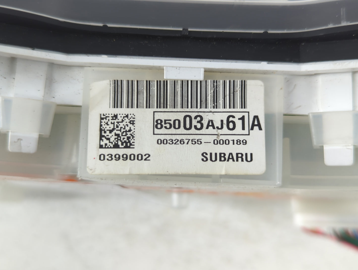 2012 Subaru Legacy Instrument Cluster Speedometer Gauges P/N:85003AJ61A Fits OEM Used Auto Parts - Oemusedautoparts1.com