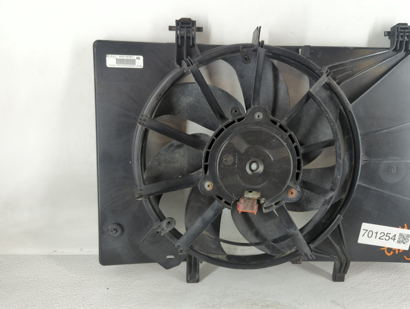 2011-2019 Ford Fiesta Left Radiator Fan Motor Assembly - Oemusedautoparts1.com