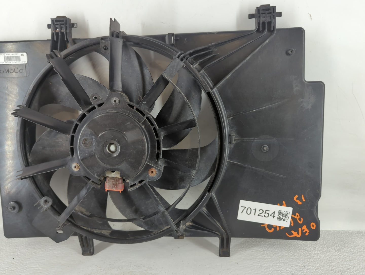 2011-2019 Ford Fiesta Left Radiator Fan Motor Assembly - Oemusedautoparts1.com