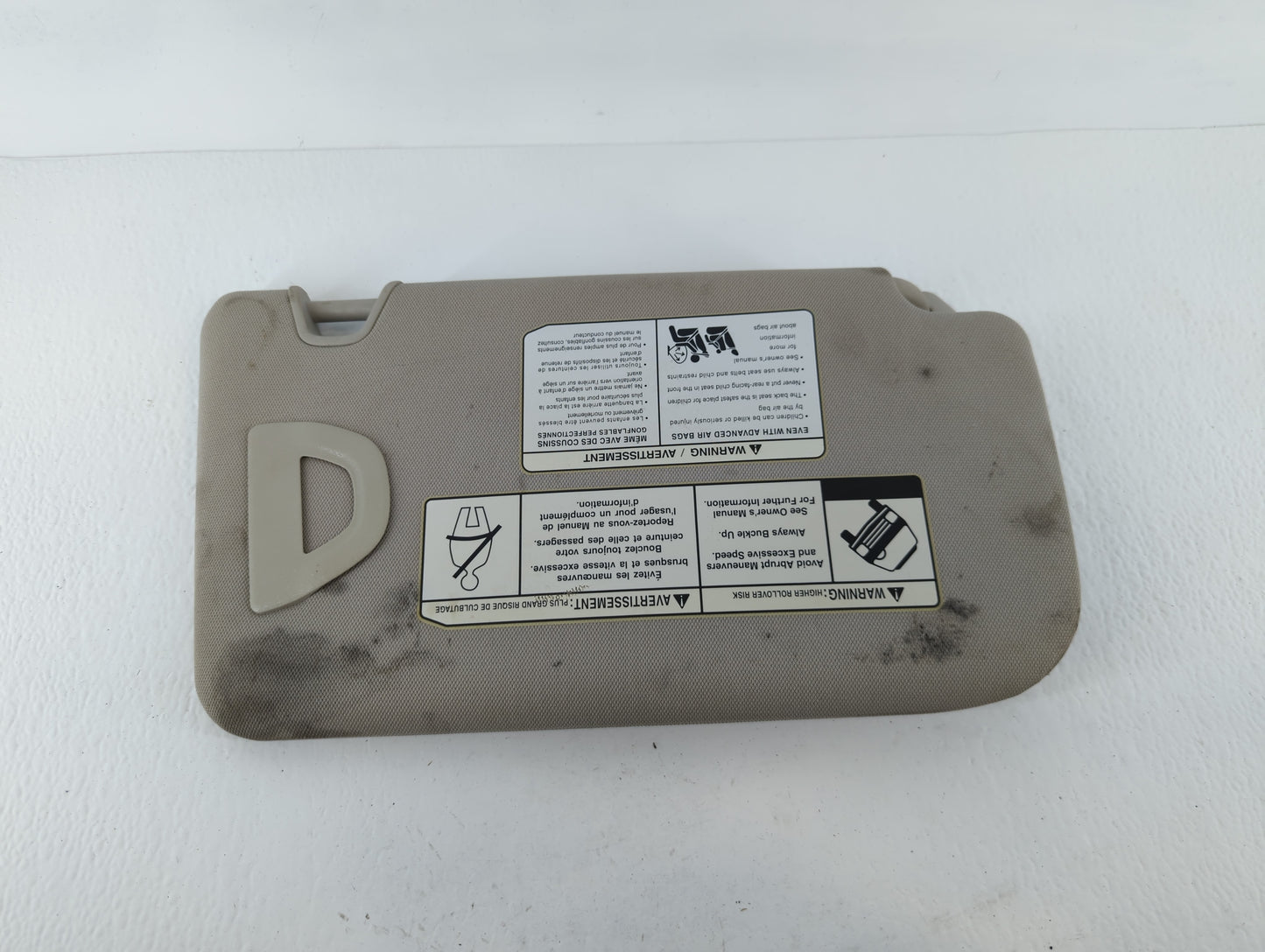 2018-2020 Nissan Rogue Sun Visor Shade Replacement Driver Left Mirror Fits Fits 2018 2019 2020 OEM Used Auto Parts - Oemusedautoparts1.com