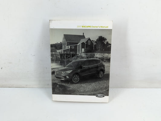 2017 Ford Escape Owners Manual Book Guide P/N:HJ5J 19A321 AD OEM Used Auto Parts - Oemusedautoparts1.com