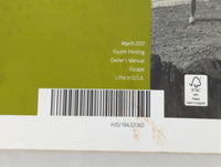 2017 Ford Escape Owners Manual Book Guide P/N:HJ5J 19A321 AD OEM Used Auto Parts - Oemusedautoparts1.com