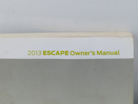 2013 Ford Escape Owners Manual Book Guide P/N:DJ5J 19A321 AA OEM Used Auto Parts - Oemusedautoparts1.com