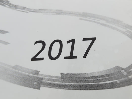 2017 Chevrolet Malibu Owners Manual Book Guide P/N:23461930 B OEM Used Auto Parts