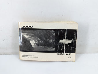 compare product 2009 Chevrolet Cobalt Owners Manual Book Guide P/N:25776709 A OEM Used Auto Parts