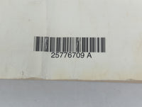 2009 Chevrolet Cobalt Owners Manual Book Guide P/N:25776709 A OEM Used Auto Parts - Oemusedautoparts1.com