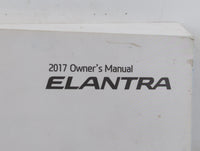 2017 Hyundai Elantra Owners Manual Book Guide P/N:HF30-EU62B OEM Used Auto Parts - Oemusedautoparts1.com