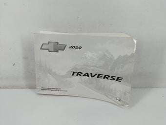 compare product 2010 Chevrolet Traverse Owners Manual Book Guide P/N:25851642 A OEM Used Auto Parts
