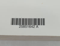 2010 Chevrolet Traverse Owners Manual Book Guide P/N:25851642 A OEM Used Auto Parts - Oemusedautoparts1.com