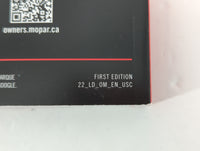 2022 Dodge Charger Owners Manual Book Guide OEM Used Auto Parts - Oemusedautoparts1.com