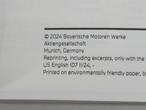 2024 Bmw X4 Owners Manual Book Guide OEM Used Auto Parts