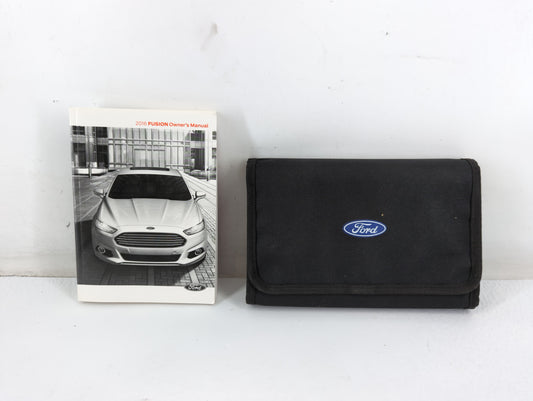 2016 Ford Fusion Owners Manual Book Guide P/N:GE5J 19A321 AA OEM Used Auto Parts - Oemusedautoparts1.com