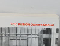 2016 Ford Fusion Owners Manual Book Guide P/N:GE5J 19A321 AA OEM Used Auto Parts - Oemusedautoparts1.com