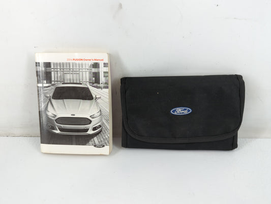 2014 Ford Fusion Owners Manual Book Guide P/N:EE5J 19A321 AA OEM Used Auto Parts - Oemusedautoparts1.com