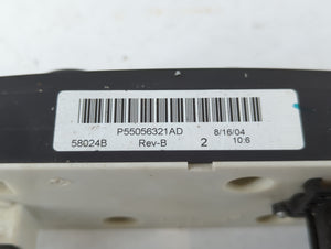 2003-2005 Dodge Ram 1500 Climate Control Module Temperature AC/Heater Replacement P/N:P55056321AD Fits Fits 2003 2004 2005 OEM Used Auto Parts