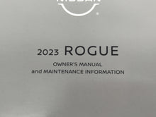 2023 Nissan Rogue Owners Manual Book Guide P/N:OM23EA 0T33U1 OEM Used Auto Parts