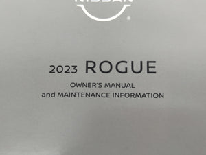 2023 Nissan Rogue Owners Manual Book Guide P/N:OM23EA 0T33U1 OEM Used Auto Parts