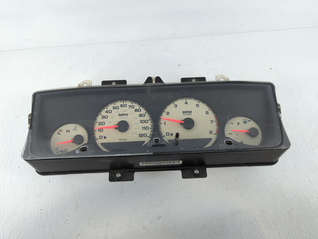 2002 Chrysler Neon Instrument Cluster Speedometer Gauges P/N:P04671806AE Fits OEM Used Auto Parts