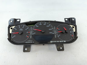 2006 Chevrolet Impala Instrument Cluster Speedometer Gauges P/N:2803412 15806462 Fits OEM Used Auto Parts