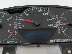 2006 Chevrolet Impala Instrument Cluster Speedometer Gauges P/N:2803412 15806462 Fits OEM Used Auto Parts