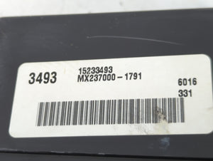 2005-2006 Cadillac Srx Climate Control Module Temperature AC/Heater Replacement P/N:237000-1791 15233493 Fits Fits 2005 2006 OEM Used Auto Parts