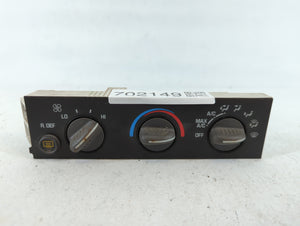 2001-2007 Chevrolet Express 1500 Climate Control Module Temperature AC/Heater Replacement P/N:257536286140 Fits OEM Used Auto Parts