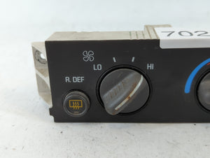 2001-2007 Chevrolet Express 1500 Climate Control Module Temperature AC/Heater Replacement P/N:257536286140 Fits OEM Used Auto Parts