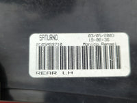 2002-2003 Saturn Vue Tail Light Assembly Driver Left OEM P/N:2005RG9710 Fits Fits 2002 2003 OEM Used Auto Parts - Oemusedautoparts1.com