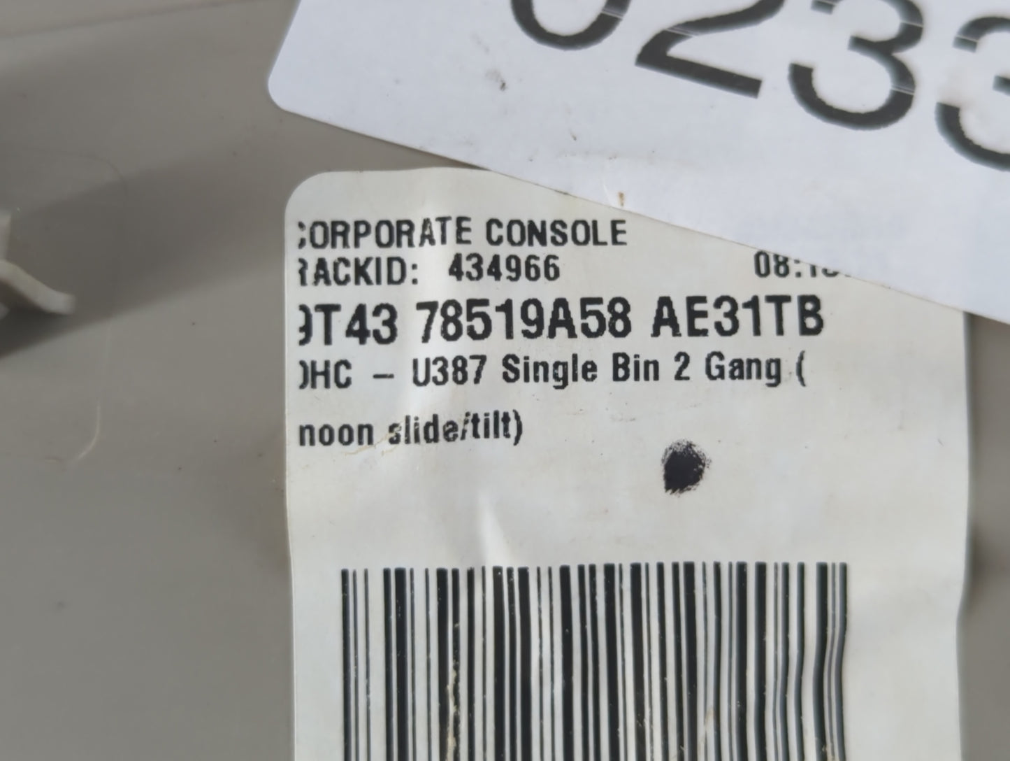 2010 Ford Edge Overhead Roof Console - Oemusedautoparts1.com