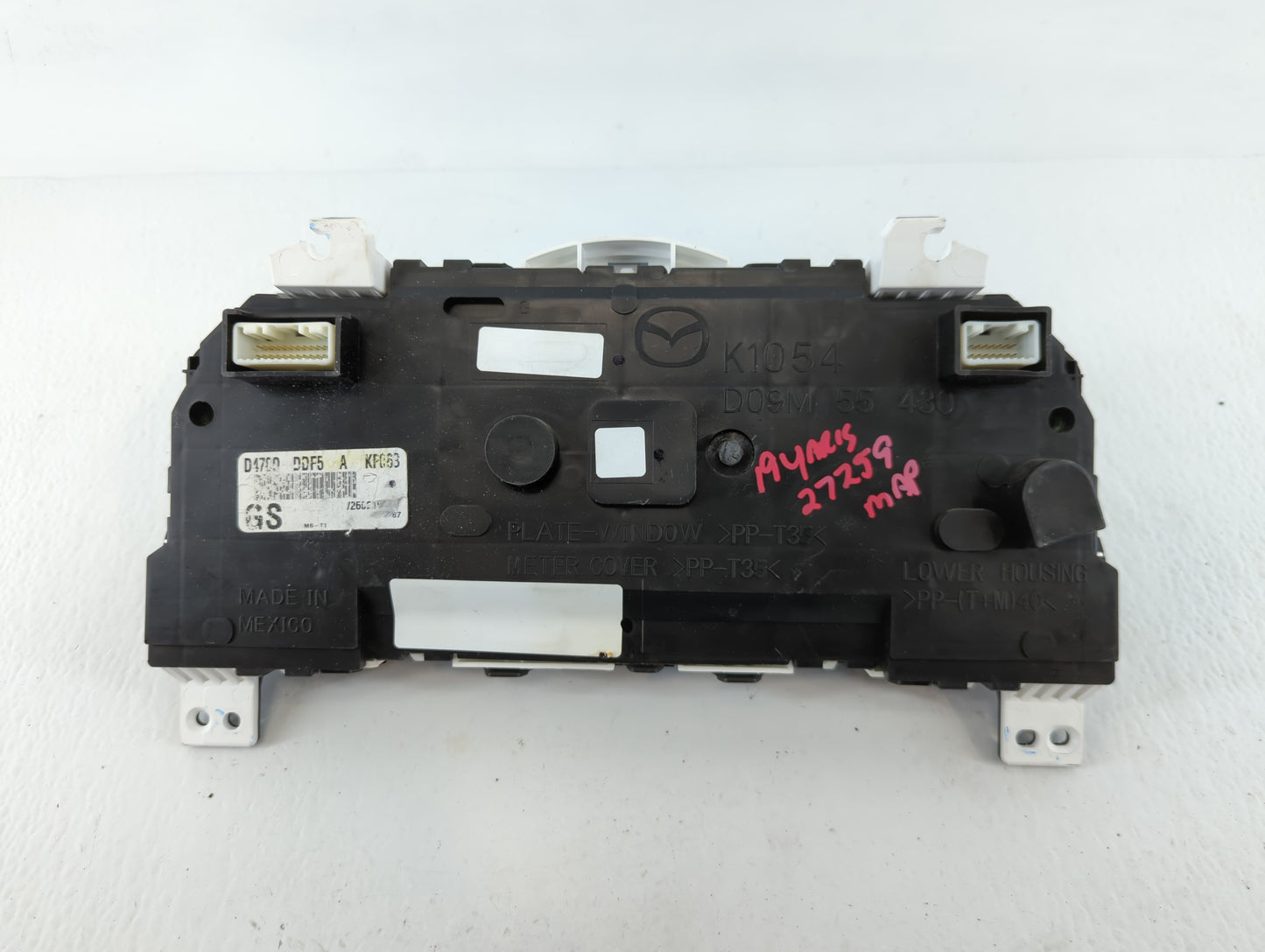 2019-2020 Toyota Yaris Instrument Cluster Speedometer Gauges P/N:D4780 DDF5 A Fits Fits 2019 2020 OEM Used Auto Parts - Oemusedautoparts1.com