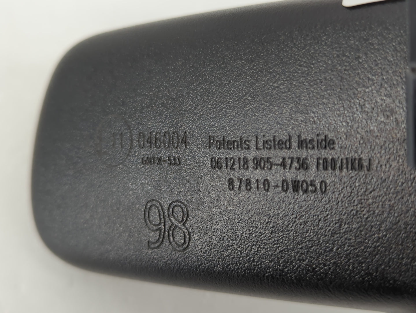 2019-2020 Toyota C-Hr Interior Rear View Mirror Replacement OEM P/N:E11046004 Fits Fits 2019 2020 OEM Used Auto Parts - Oemusedautoparts1.com