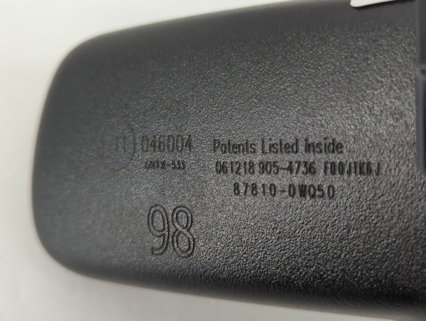 2019-2020 Toyota C-Hr Interior Rear View Mirror Replacement OEM P/N:E11046004 Fits Fits 2019 2020 OEM Used Auto Parts - Oemusedautoparts1.com