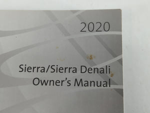 2020 Gmc Sierra Owners Manual Book Guide P/N:84186890 B OEM Used Auto Parts