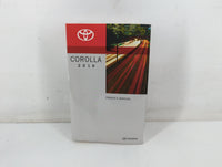2019 Toyota Corolla Owners Manual Book Guide P/N:01999-02535 OEM Used Auto Parts - Oemusedautoparts1.com