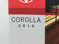 2019 Toyota Corolla Owners Manual Book Guide P/N:01999-02535 OEM Used Auto Parts - Oemusedautoparts1.com
