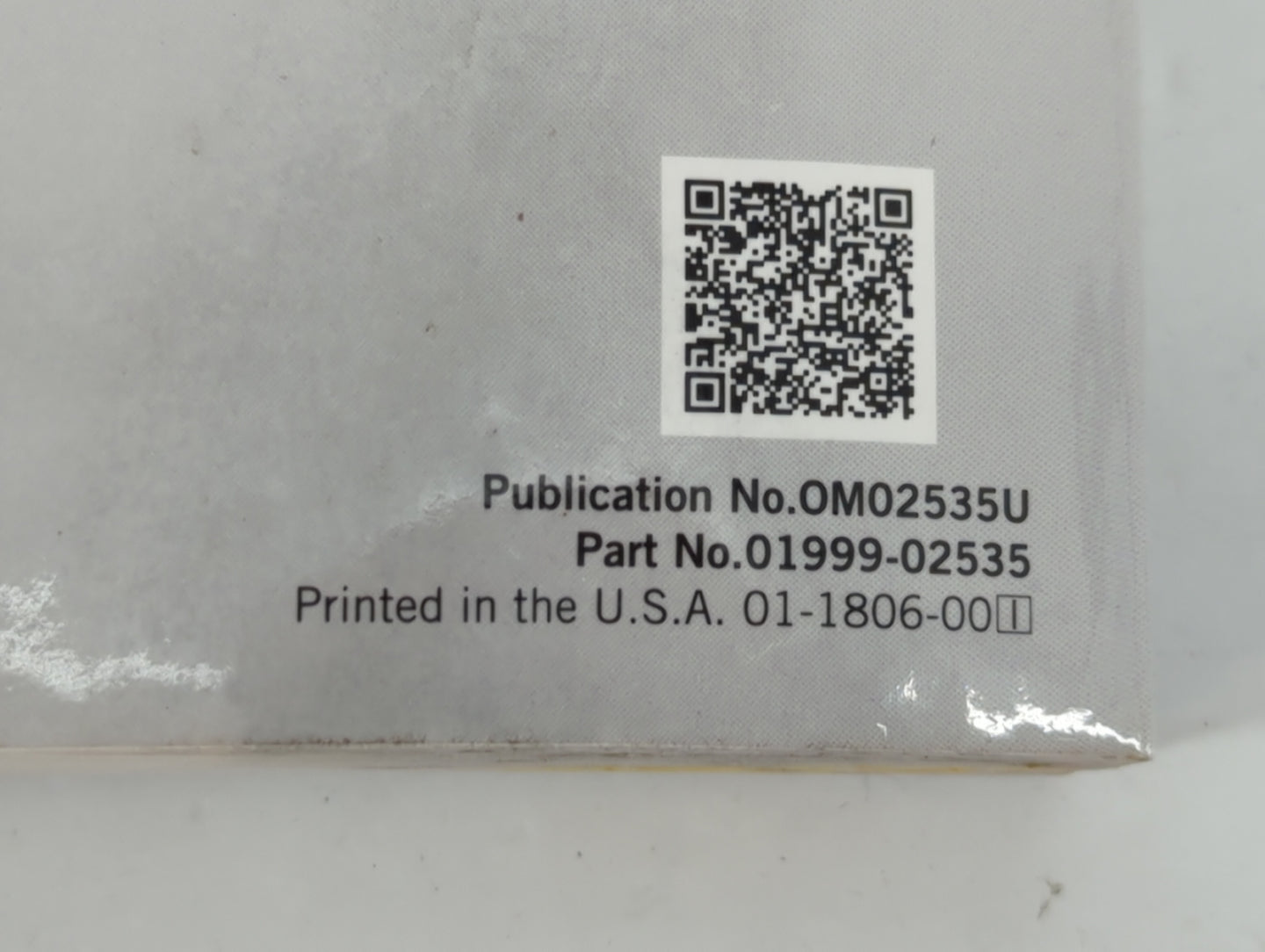 2019 Toyota Corolla Owners Manual Book Guide P/N:01999-02535 OEM Used Auto Parts - Oemusedautoparts1.com