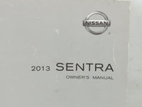 2013 Nissan Sentra Owners Manual Book Guide P/N:OM3E 0B17U0 OEM Used Auto Parts - Oemusedautoparts1.com