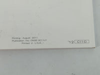2012 Nissan Versa Owners Manual Book Guide P/N:OM2E 0C11U1 OEM Used Auto Parts - Oemusedautoparts1.com