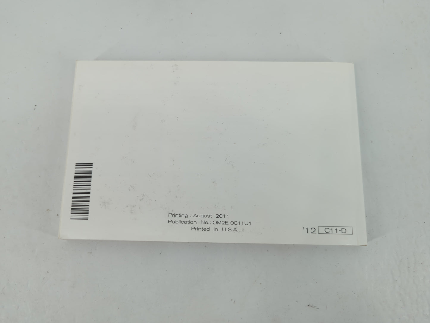 2012 Nissan Versa Owners Manual Book Guide P/N:OM2E 0C11U1 OEM Used Auto Parts - Oemusedautoparts1.com