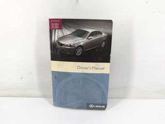 compare product 2006 Lexus Is350 Owners Manual Book Guide P/N:01999-53508 OEM Used Auto Parts