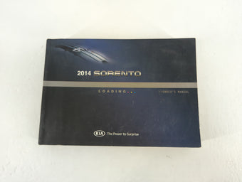 compare product 2014 Kia Sorento Owners Manual Book Guide P/N:A2PO-EC36DE OEM Used Auto Parts