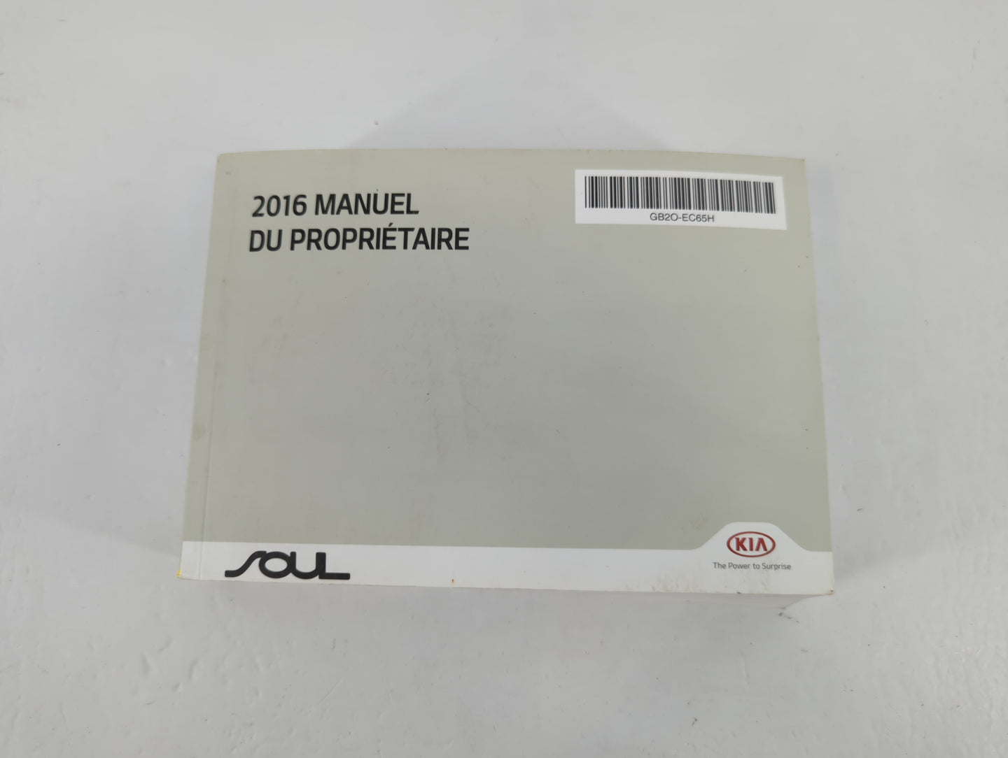 2016 Kia Soul Owners Manual Book Guide P/N:GB2O-EC65H OEM Used Auto Parts - Oemusedautoparts1.com