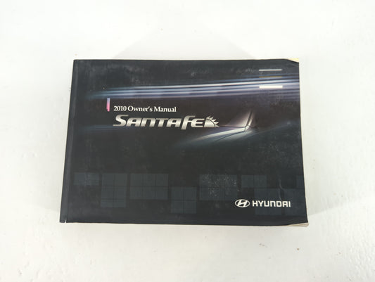 2010 Hyundai Santa Fe Owners Manual Book Guide P/N:A2BO-EC04D OEM Used Auto Parts - Oemusedautoparts1.com