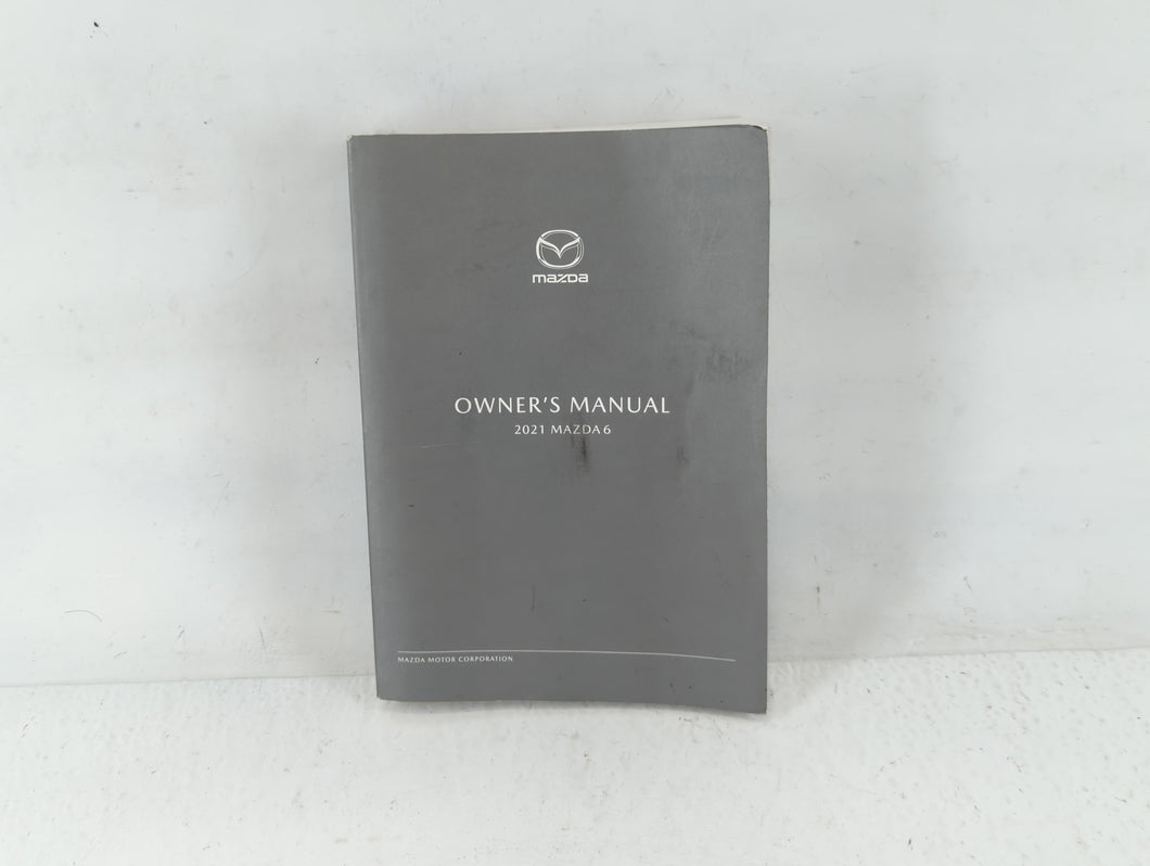 2021 Mazda 6 Owners Manual Book Guide P/N:9999-95-078C-21 OEM Used Auto Parts