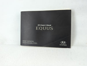 2013 Hyundai Equus Owners Manual Book Guide P/N:A3N0-EU2NE OEM Used Auto Parts