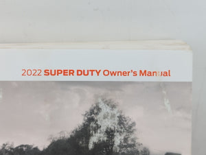 2022 Ford F-250 Super Duty Owners Manual Book Guide P/N:NC3J 19A321 AA OEM Used Auto Parts