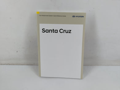 2012 Hyundai Santa Cruz Owners Manual Book Guide P/N:K5MS7-BK002 OEM Used Auto Parts